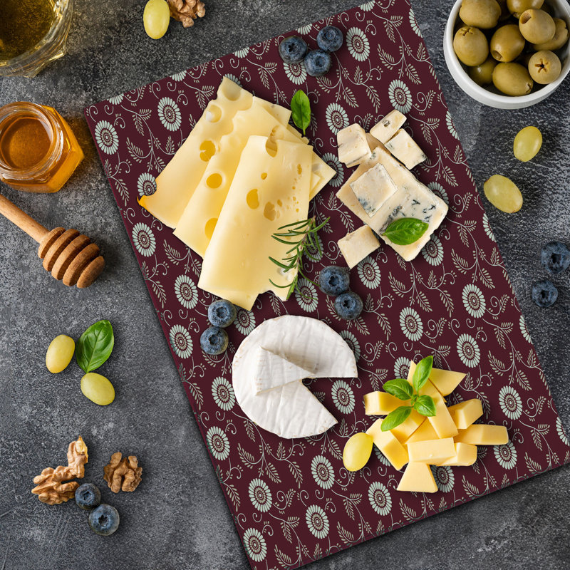 Planche à découper marron en verre à domicile east urban