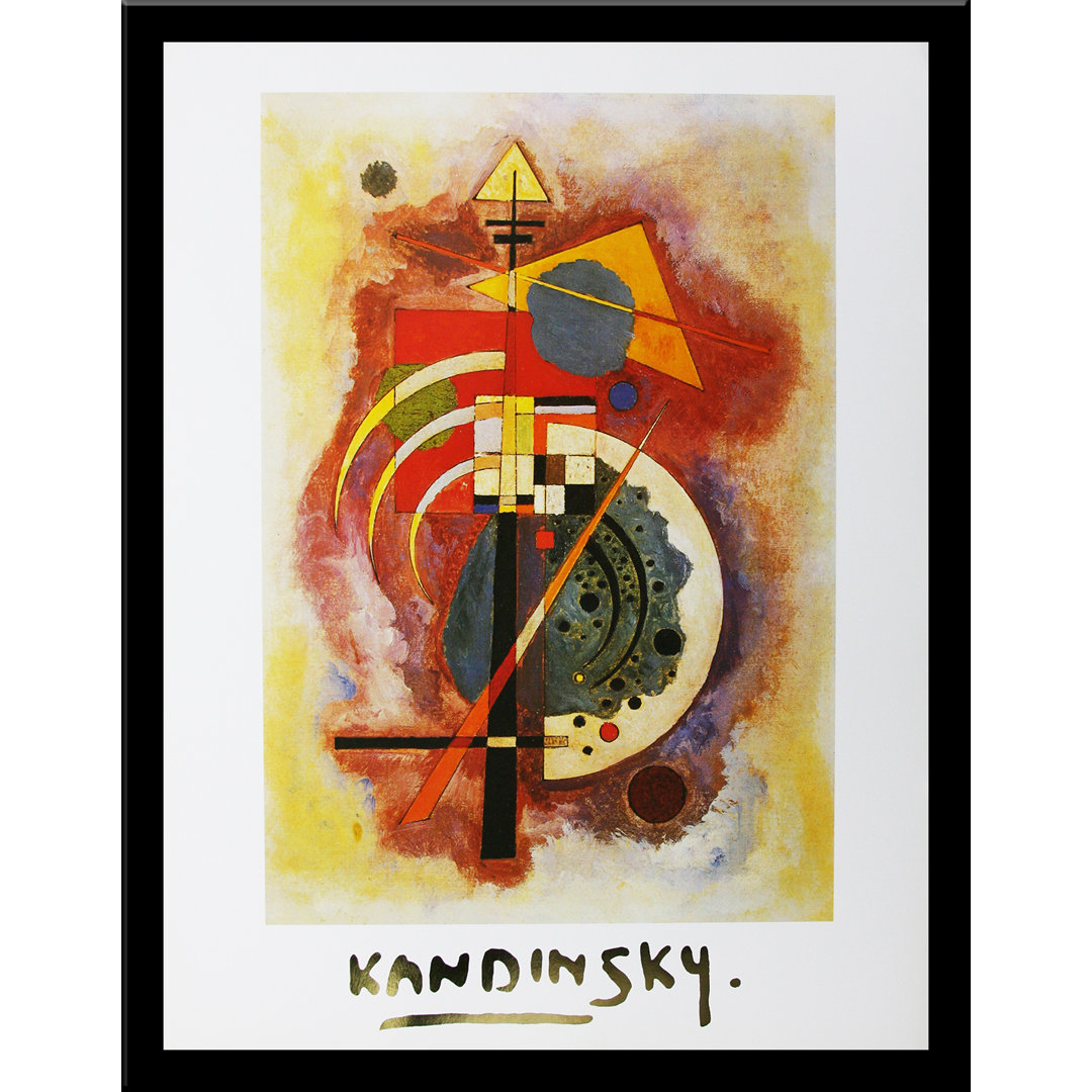 Museum Masters 'Hommage to Grohmann' by Wassily Kandinsky Framed Art Poster - 24 x 32 Inch Vault W Artwork