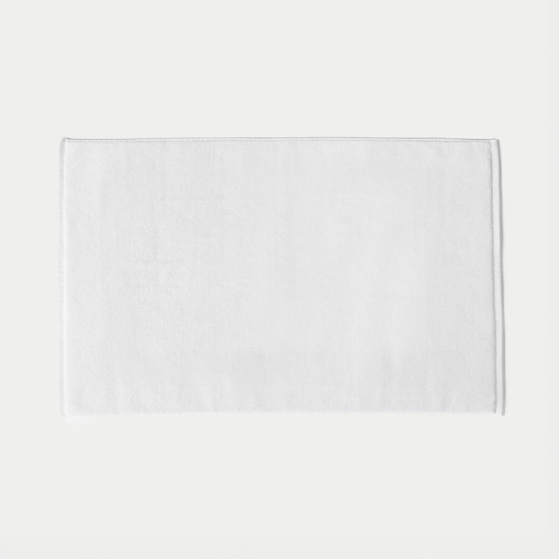 Loop Terry Bath Mat, 20" L x 31" W, White