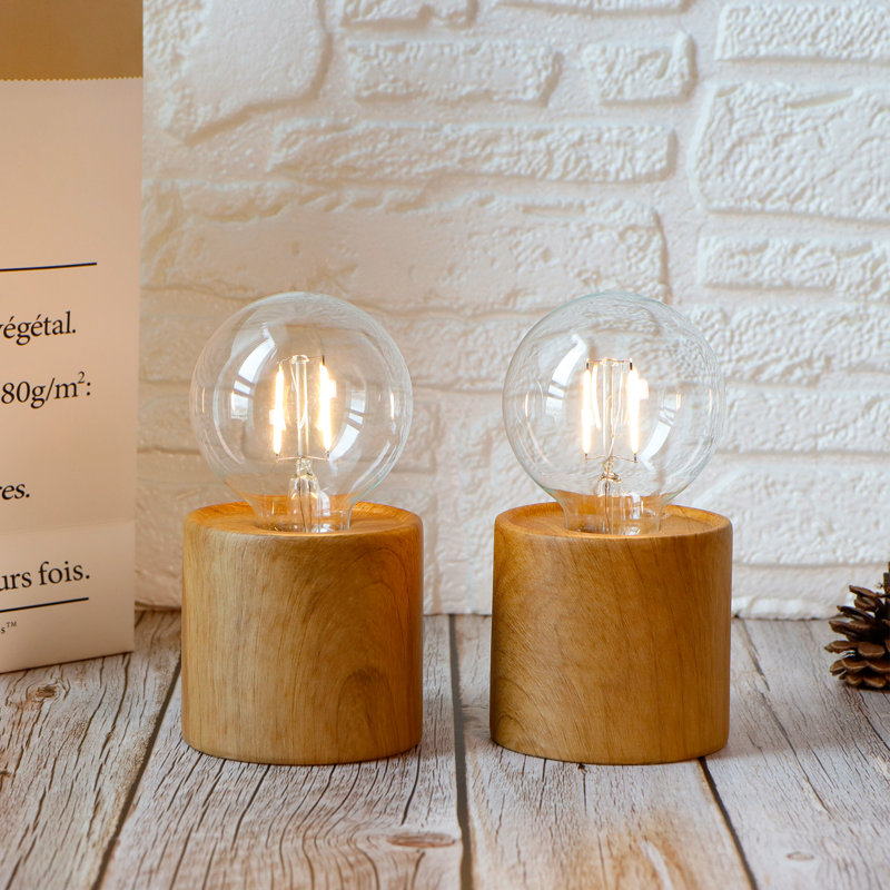 Ebern Designs Set of 2 Battery Powered Lamp
