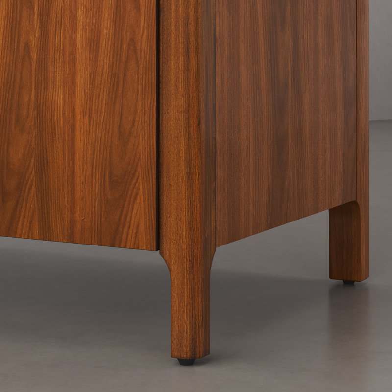 Sequoia 72 In. Double Sink Whitebrook Quartz Countertop Bath Vanity in Mango Wood, Noir Juglans