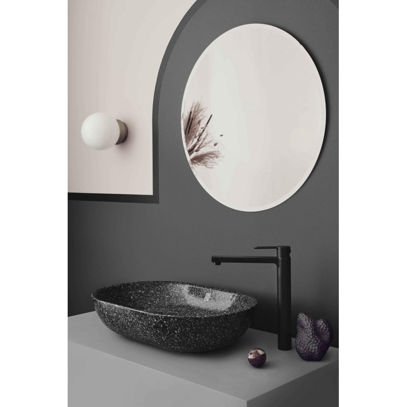 Soft60 23.62'' L Bathroom Sink, Stone