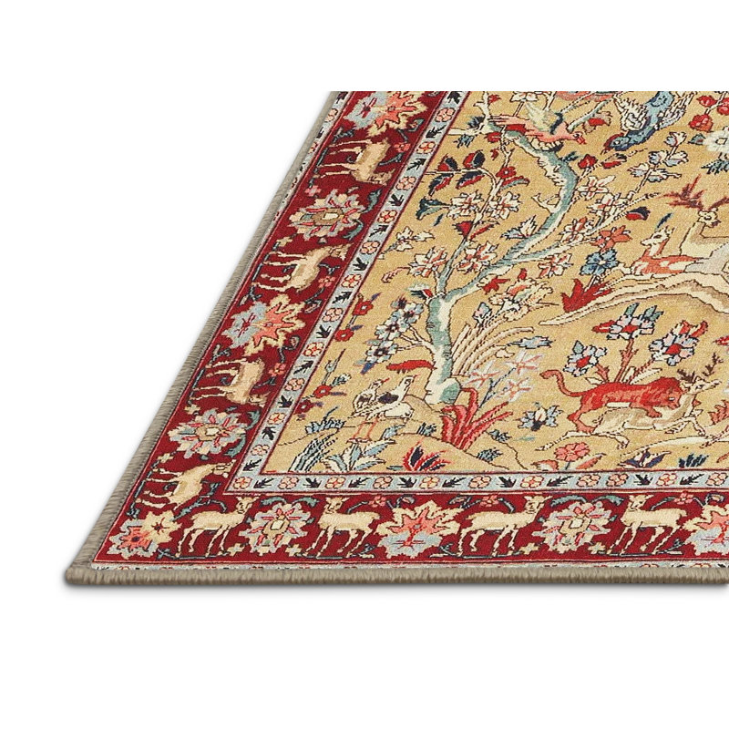 Coerper Oriental Indoor Rug, Rectangle 6' x 9'