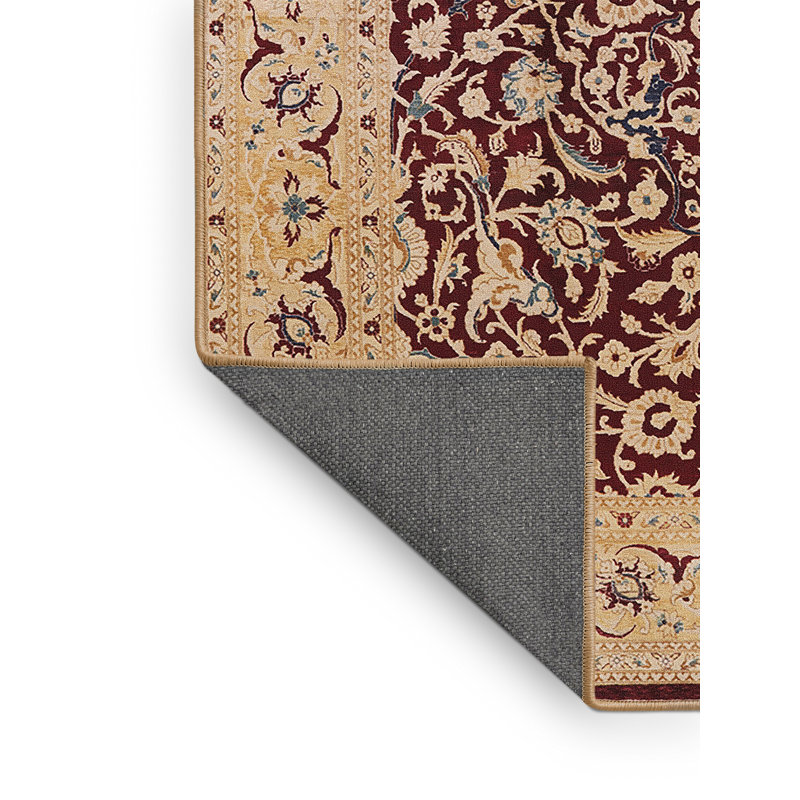 Tapis oriental rouge / brun clair, Rectangle 3 pi x 5 pi