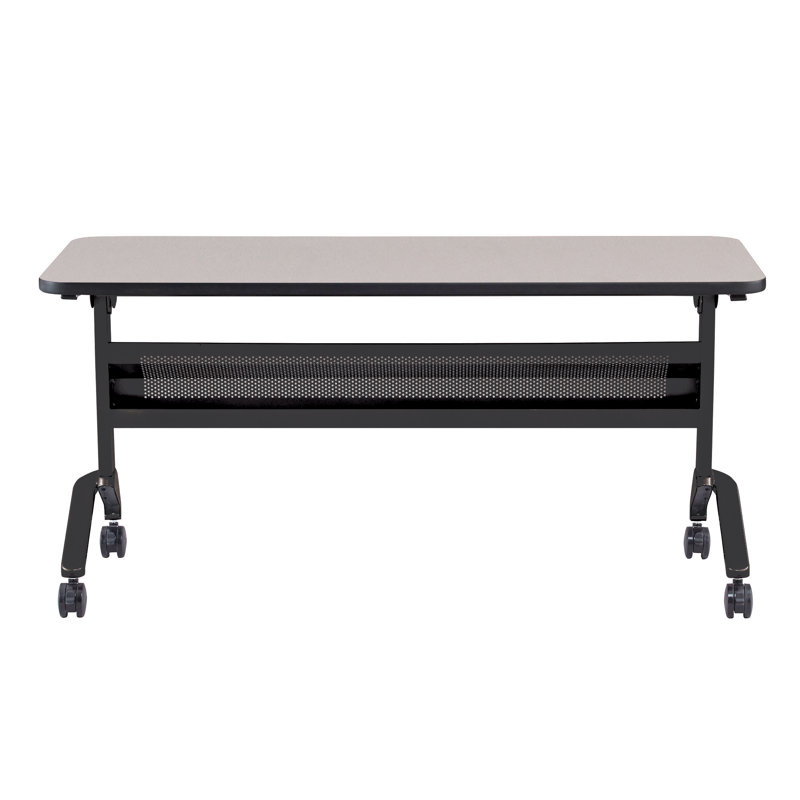 Table de formation Flip-N-Go rectangulaire, LPL, Folkstone, Argent argent, H 29 po x L 60 po x l 24 po