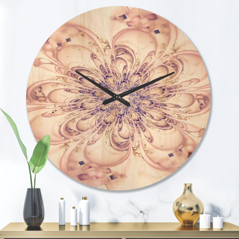 Horloge murale pleine fleur, Grand
