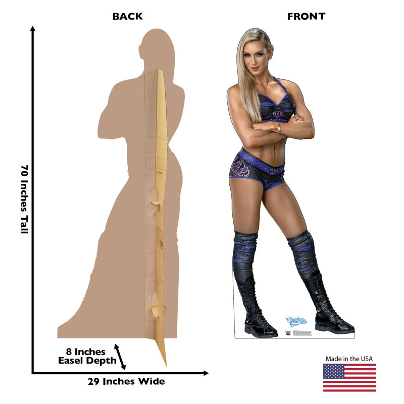 Lifesize WWE Charlotte Flair Cardboard Cutout Standee
