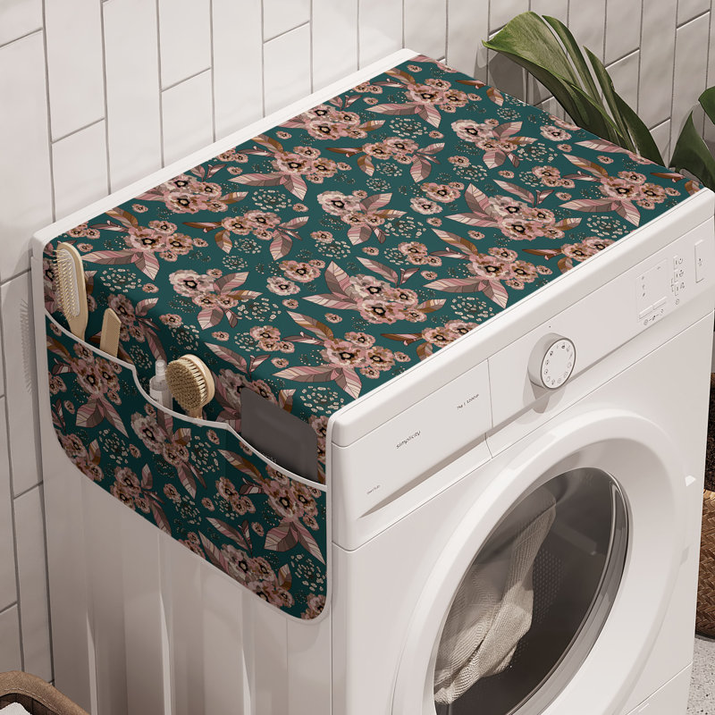 Paquet de 2 boîtes de 47 po x 18,5 po, sarcelle et rosé gris East Urban Home