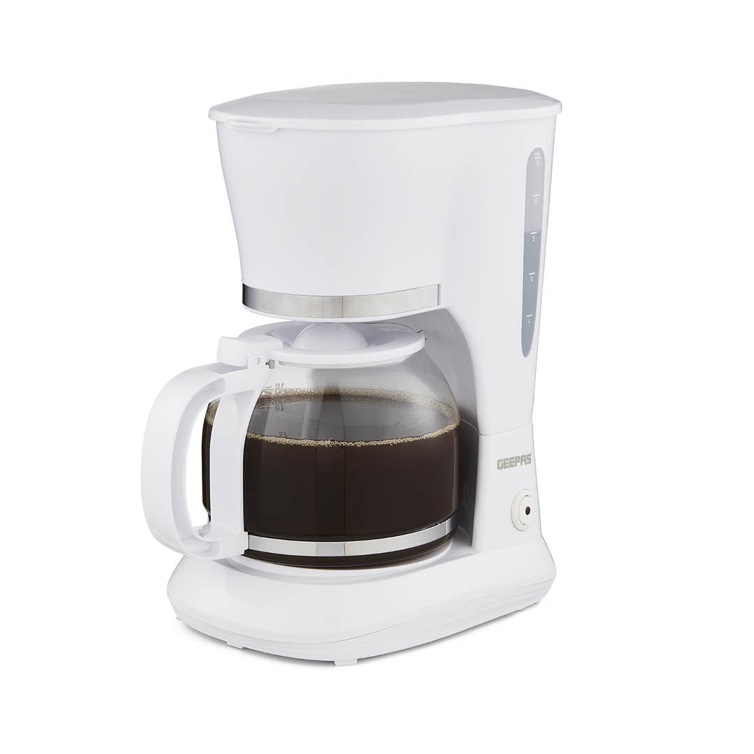 GEEPAS 1.5L Filter Coffee Machine Instant Coffee, Espresso, Macchiato & More 800W