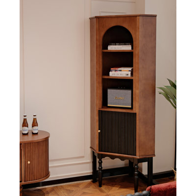 Armoire de coin française en bois massif haut de gamme French