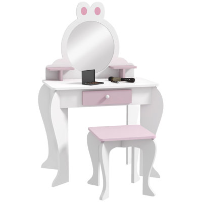 Mariel Dressing Table with Mirror