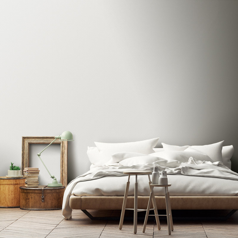 Asbury 10.05m x 53cm Matte Wallpaper Roll, Light Grey