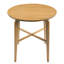 Table de bar ronde en bois de 36,22 pouces de hauteur pour cuisine, salle à manger ou bar personnel (naturel)
