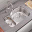 32" x 21" Undermount Stainless Steel Double Bowl Kitchen Sink-111909043