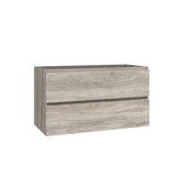 Flora 38.9" Wall Mounted Single Vanity Base Only