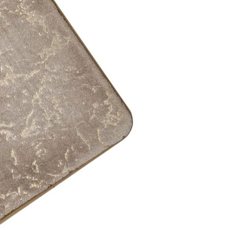 Velvet Non-Slip Contour Mat, Mink