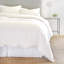 Parker White 100% Cotton 300 TC Modern & Contemporary 3 Piece Duvet Cover Set-21066362-124928023-124928027