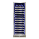 XO 24" Glass Single-Zone 135 Bottle Wine Column Refrigerator