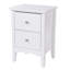 Clio 2 Drawer Bedside Table-1057395730