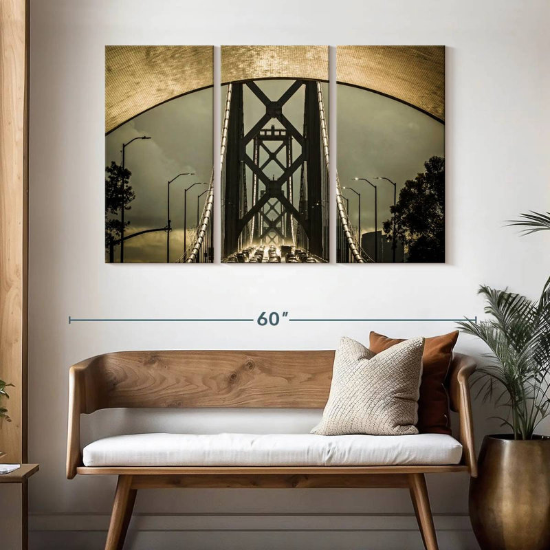 Lilie Bridge Traffic, 32" H x 50" W