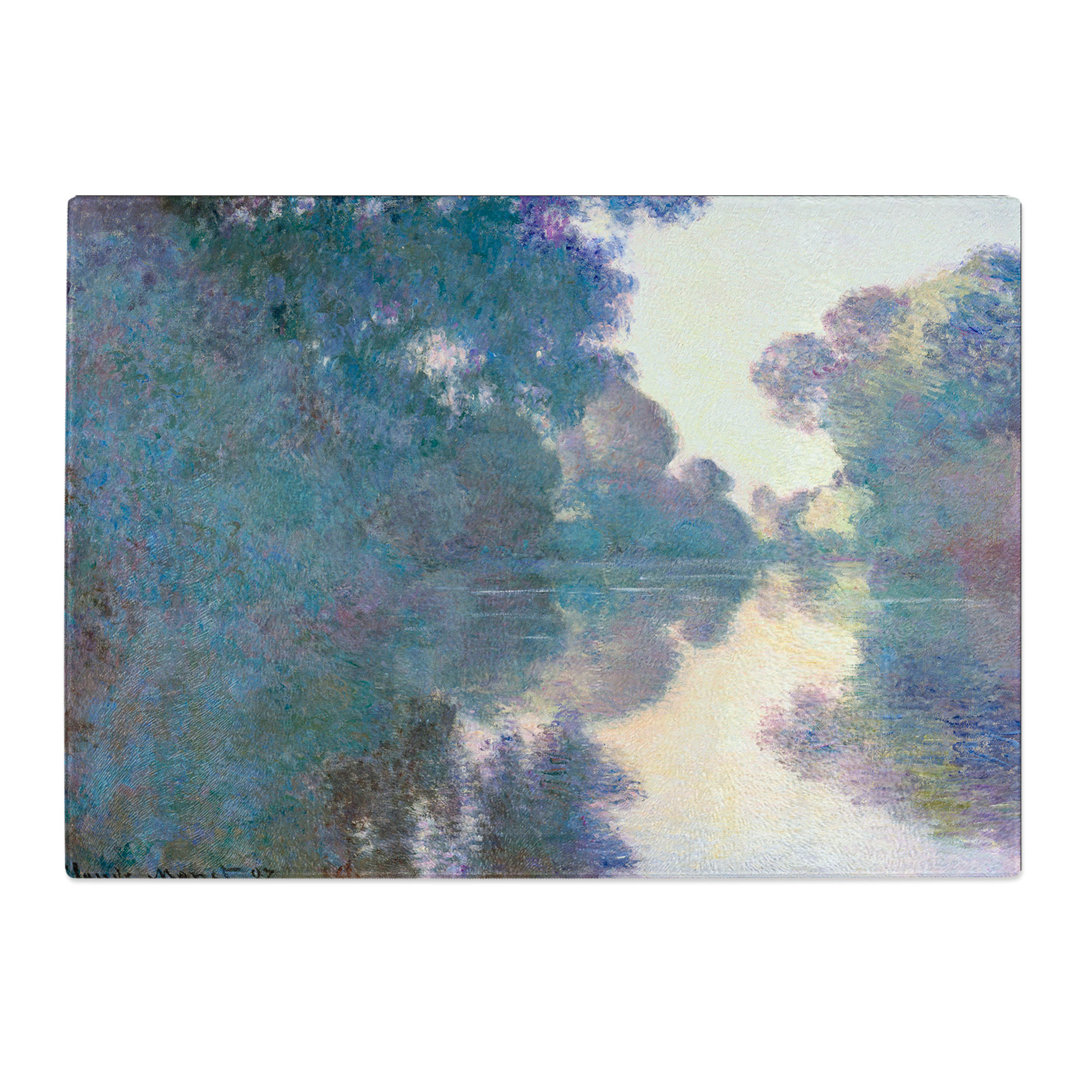 Morning on the Seine by Claude Monet Chopping Board