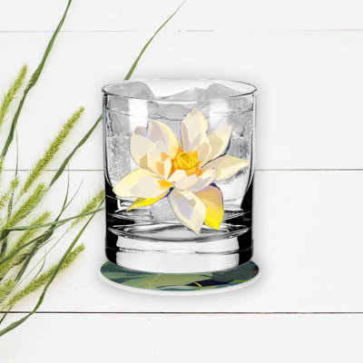  Ensemble de bougies et sous-verres Morning Lily - Water Lily Jasmine