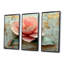 Ensemble de salon rose et doré Camellia Winter I - Camellia Wall Art-107182136-107182128