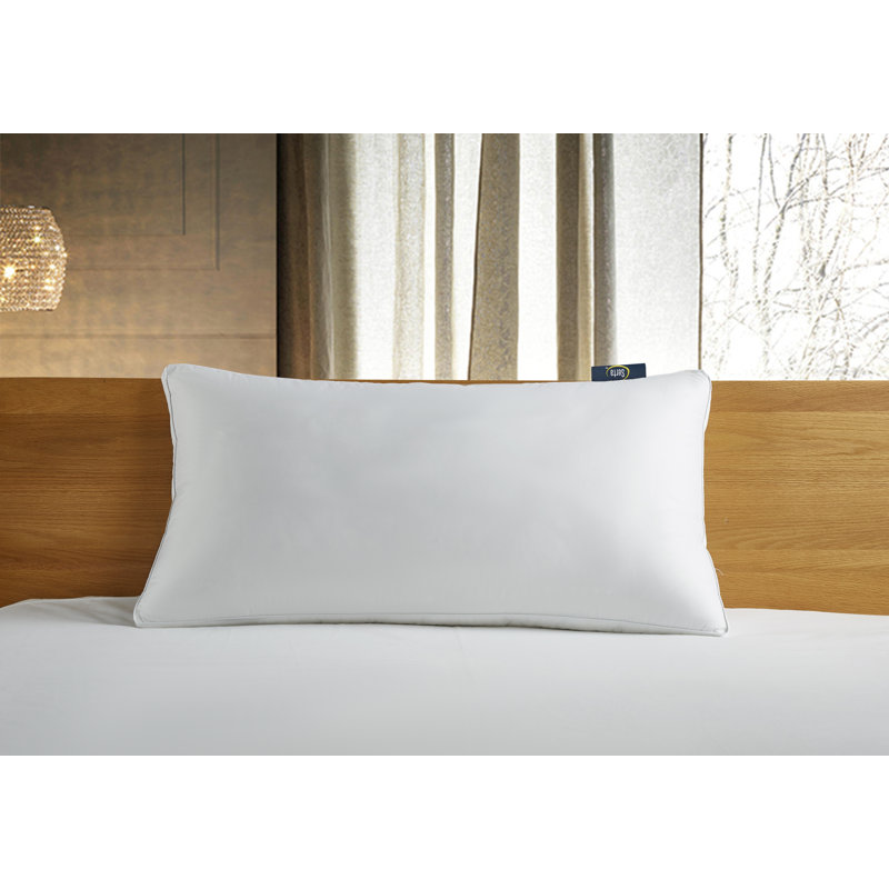 Serta 300 Thread Medium Down Bed Pillow, King