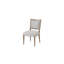 Table ronde 54 po extensible 4 chaises et plateau en ciment 6 pièces