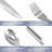 High-End 30Pcs Silverware Set, Forged Stainless Steel Flatware Set, Service For 6