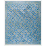 Room Size Antique Tribal Geometric Pattern Cotton Dhurrie Flatweave Rug