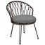 Outdoor Leisure Set, 2 Rattan Single Chairs with A Glass Round Table-1472957112-1472957113