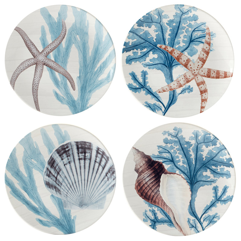 Ensemble de 4 assiettes Beyond the Shore