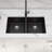 33'' L Double Bowl Quartz Kitchen Sink-100970251