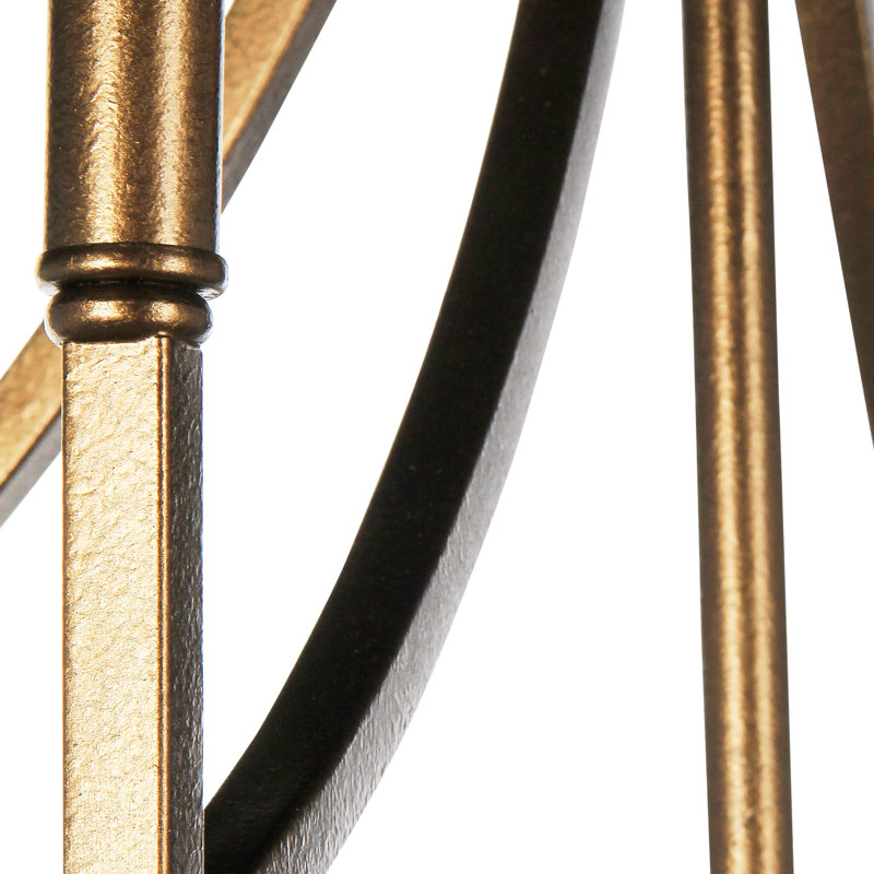 Elite 8 - Light Candle Style Tiered Chandelier, Bronzed Brass