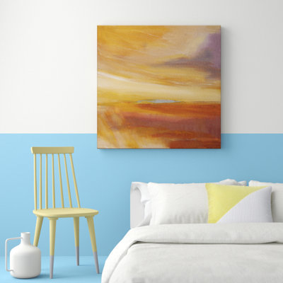 Fire Study 1 by Karen Hopkins - Wrapped Canvas Print