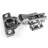 105 Degree 20 Pack Half Overlay Frameless Concealed Cabinet Hinges