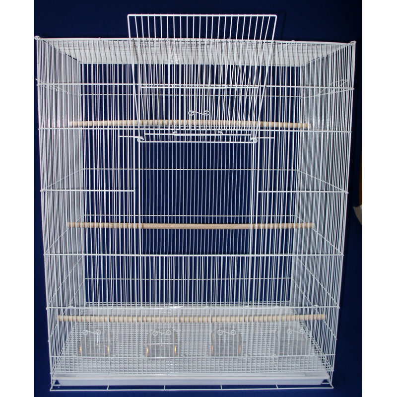 Grande cage à oiseaux lot de quatre, Blanc