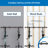 Mount-it! Wheelsup Series Bike Wall Mount For 6 Bikes
