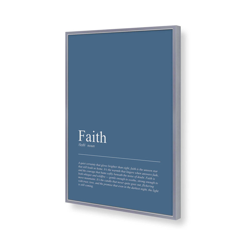 «The Light of Faith», reproduction d'art, 11 po x 14 po, Chrome poli