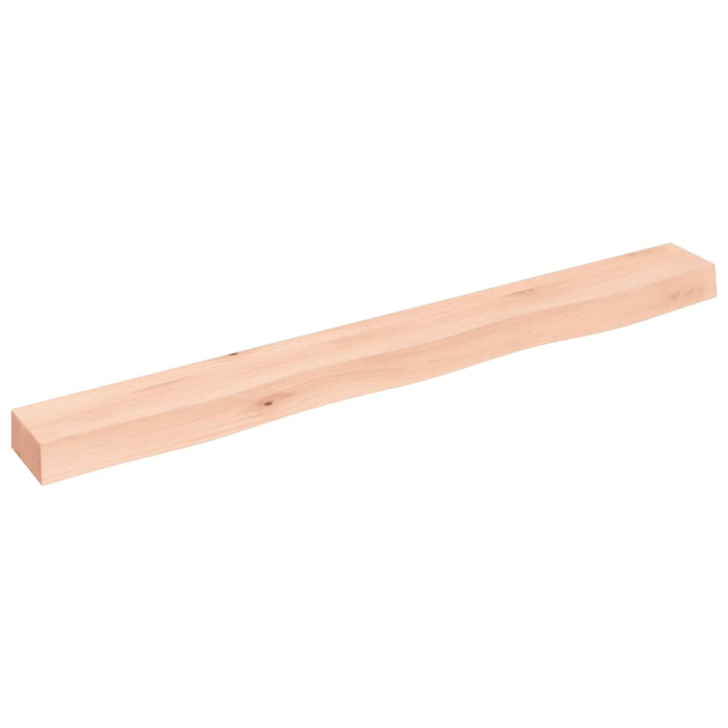 Flagstaff Oak Solid Wood Floating Shelf, 6cm H x 100cm W x 10cm D