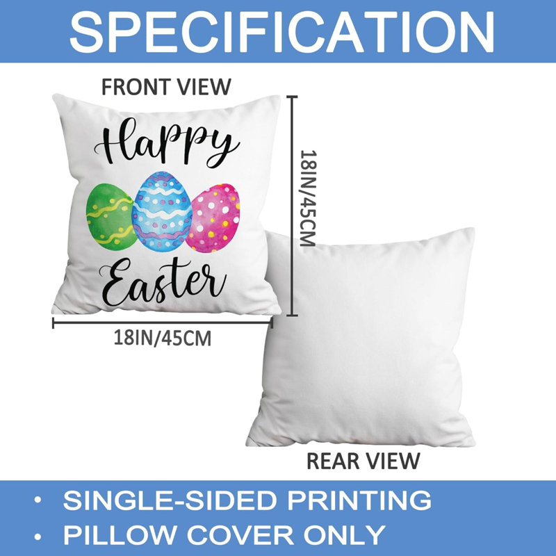 Reversible Pillow Cover