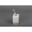 Corban Natural Marble and Mango Wood Liquid Soap Dispenser with Stainless Steel Pump