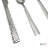 Elyon Hammered Reflective Silver 20-piece Flatware Set, Stainless Steel, Service For 4