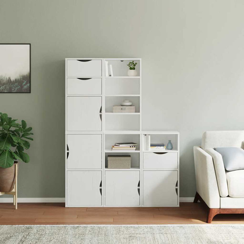 79cm H x 40cm W Bookcase, White