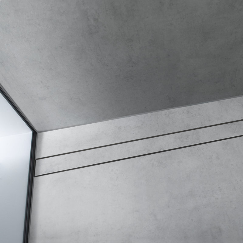 Rain Rock Trim Flex 27 5/8" Linear Grid Shower Drain