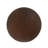 16" Ribbed Brown Concrete Outdoor Side Table With Hourglass Design – Weather-Resistant Accent For Patio, Garden, Or Balcony-745922539