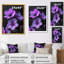 Romantiques photos de géraniums noirs et mauves I - décoration murale géraniums-994497460-994497461
