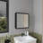 21.1" H X 19.7" W Mirror Medicine Cabinet, One Door With Four Interior Shelves For Bathroom, Kitchen-1324450637