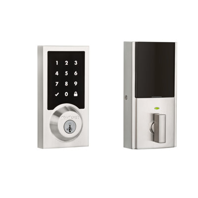 916 Touchscreen Contemporary Electronic Deadbolt featuring SmartKey® and Z-Wave Technology